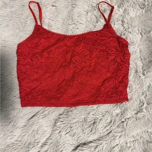 Iris Scarlet Lace Camisole